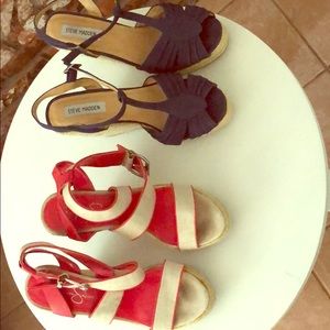 Steve Madden & Jessica Simpson Wedge Heels